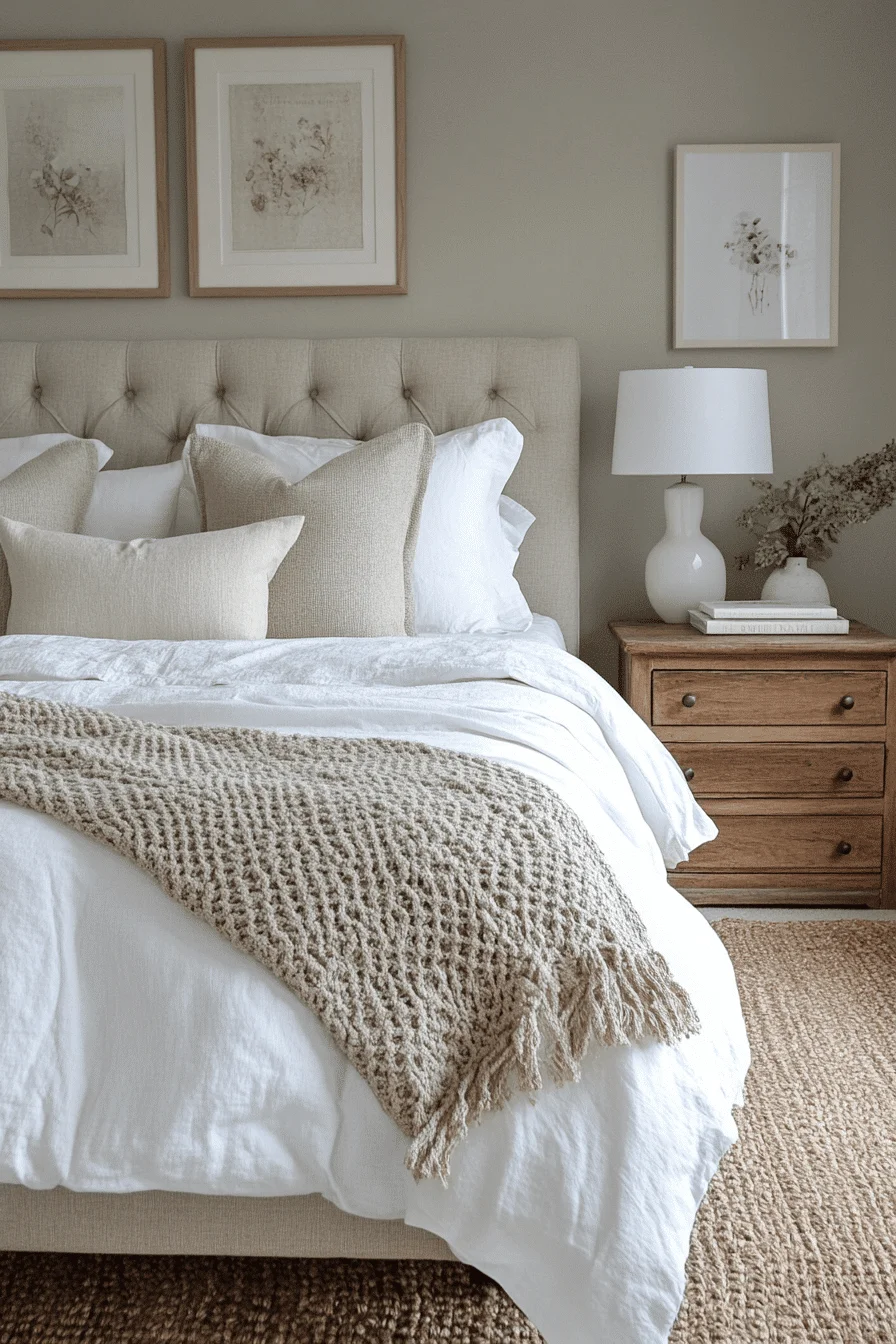 modern farmhouse bedroom