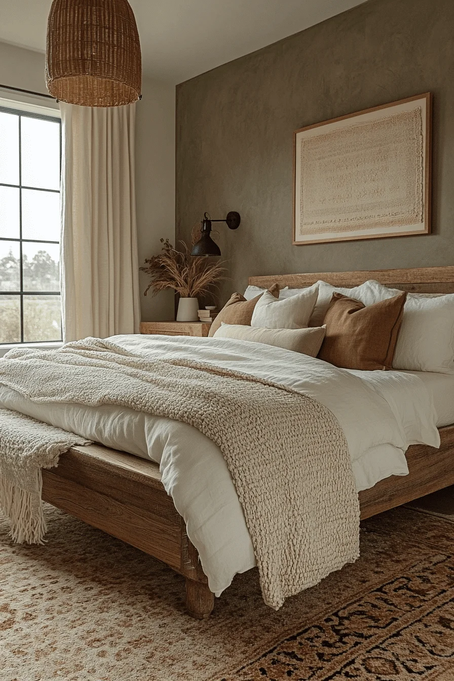 modern farmhouse bedroom