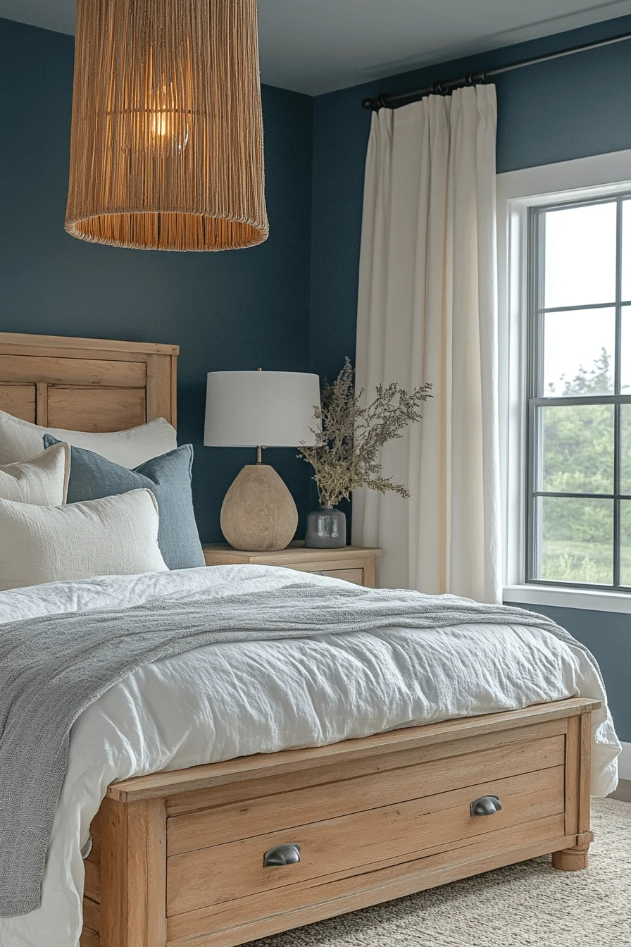 modern farmhouse bedroom