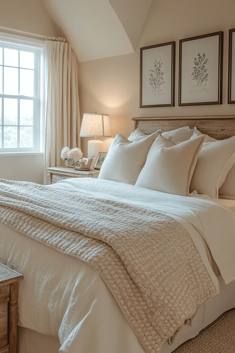 modern farmhouse bedroom