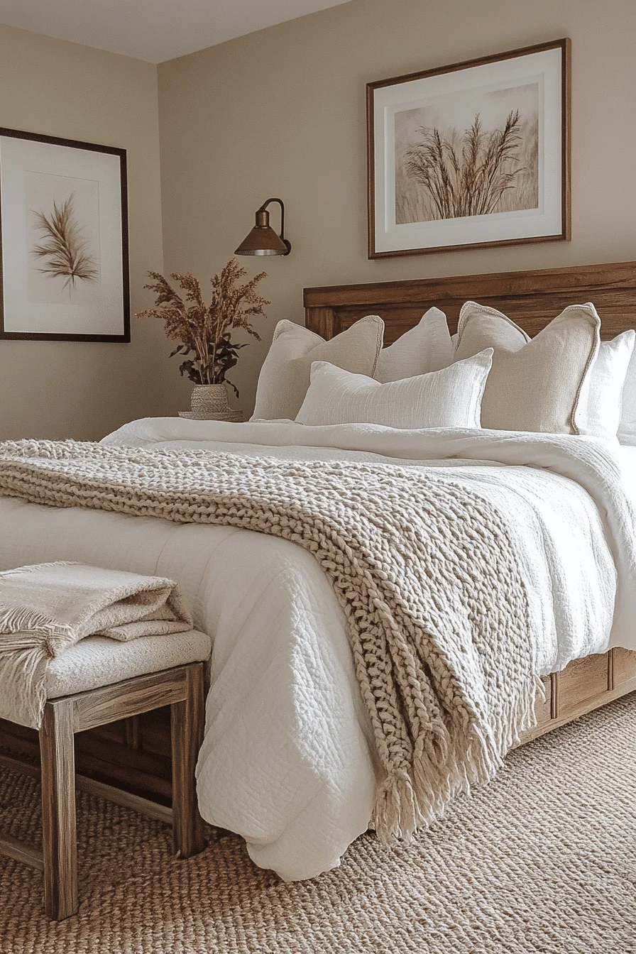 modern farmhouse bedroom