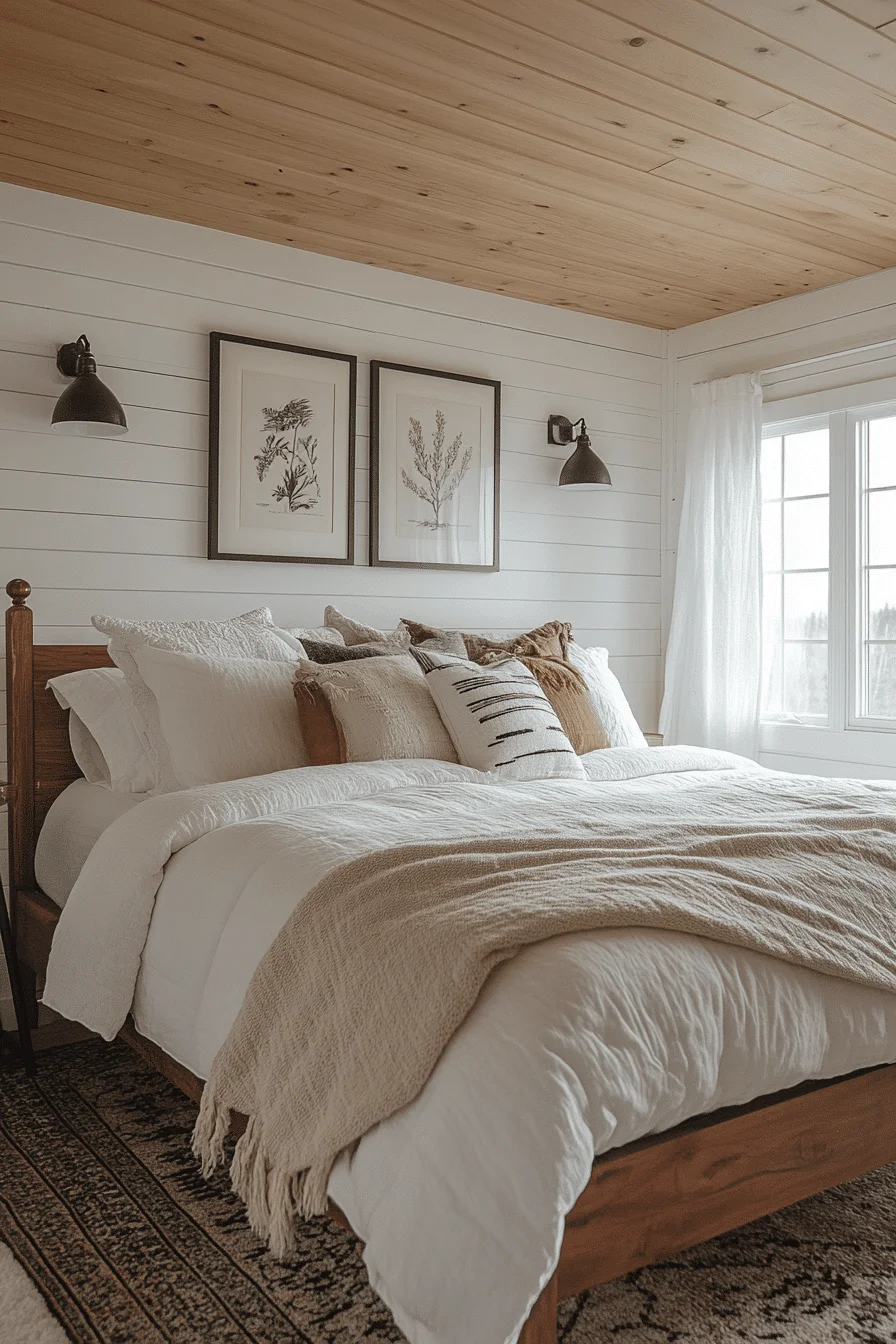 modern farmhouse bedroom