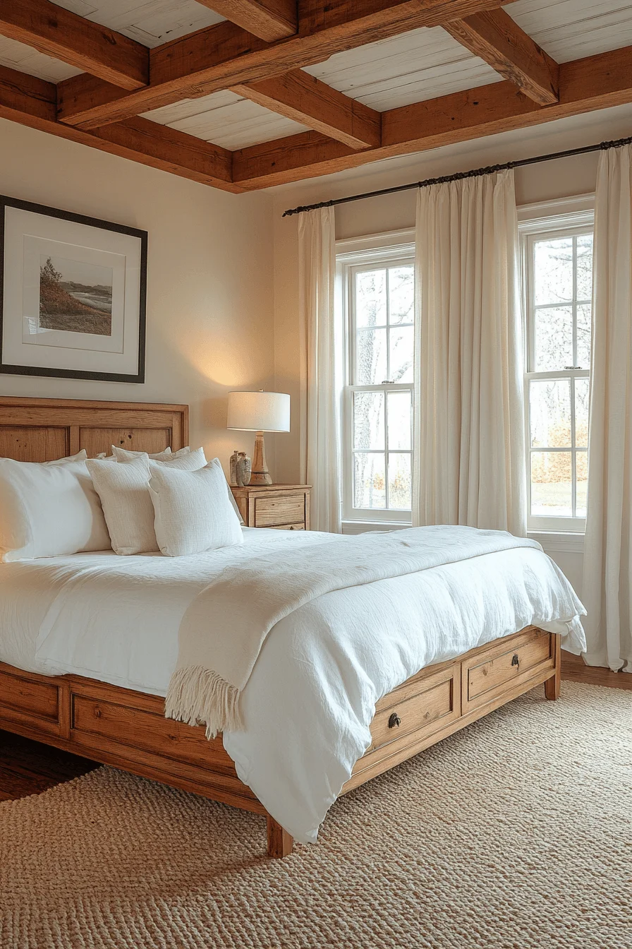 modern farmhouse bedroom