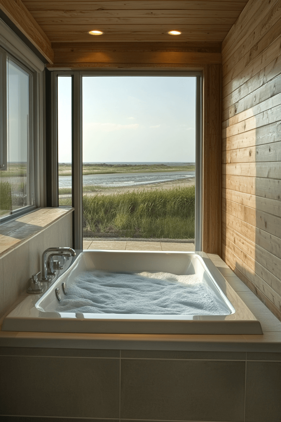 coastal bathroom shower ideas