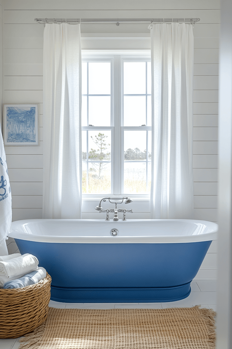 coastal bathroom shower ideas