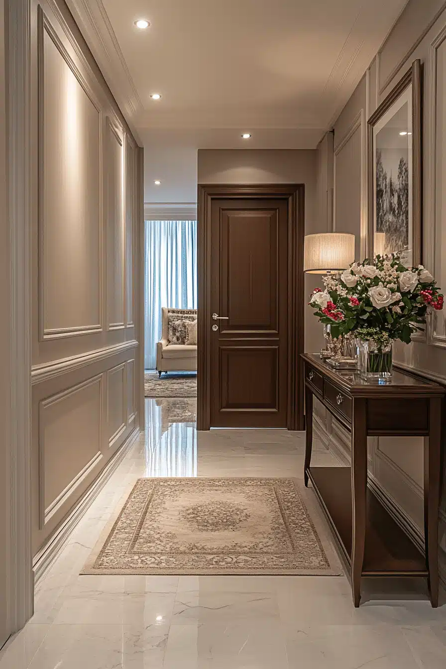 Small apartment entrance