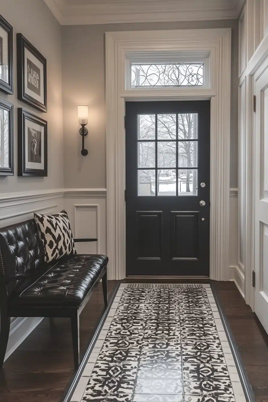 Small apartment entrance