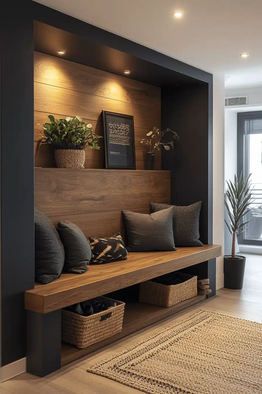 Small apartment entrance