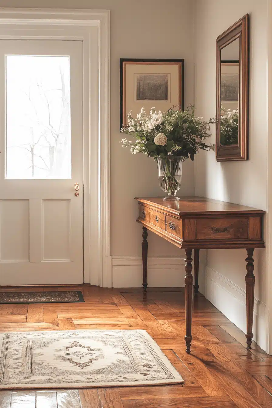 Small apartment entrance