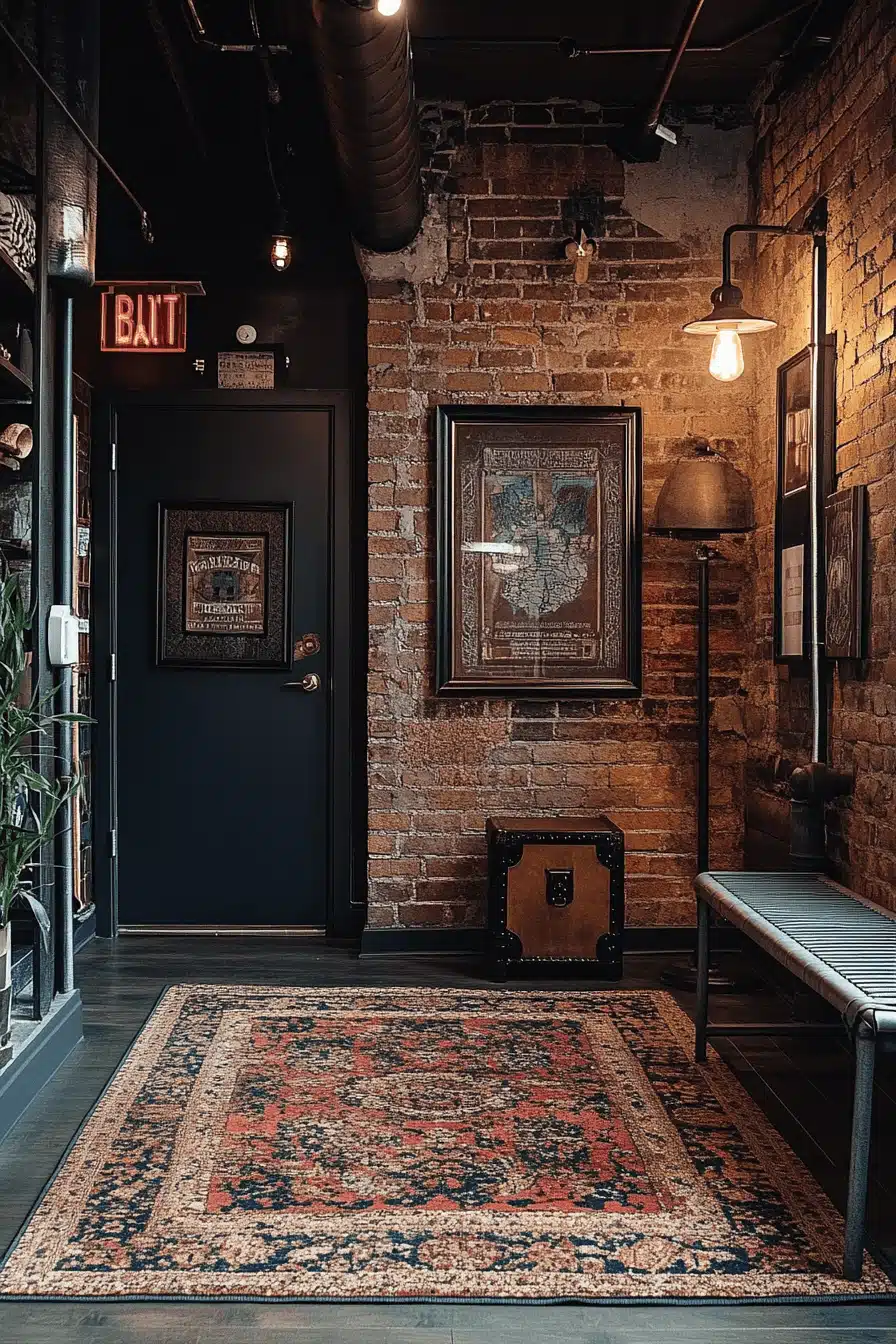 Small apartment entrance