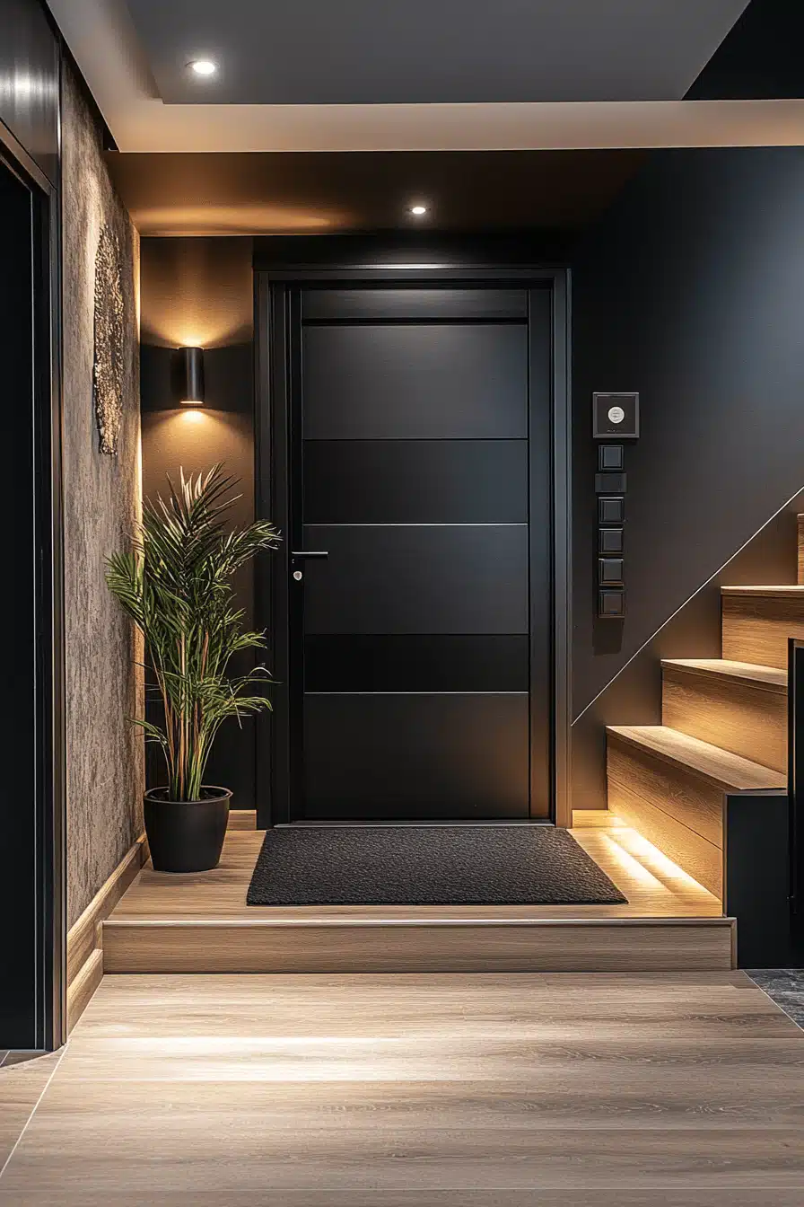 Small apartment entrance