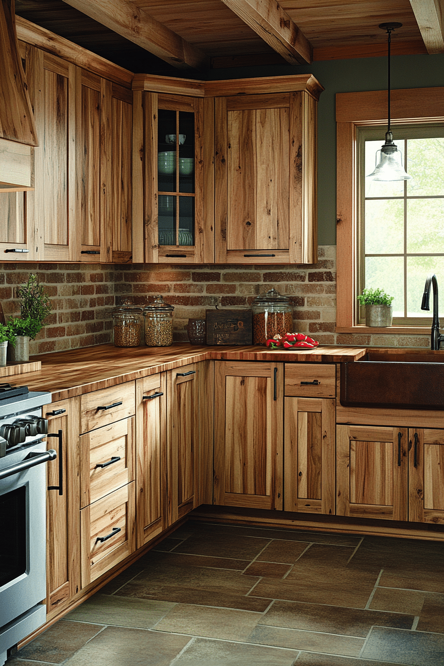 hickory kitchen cabinets