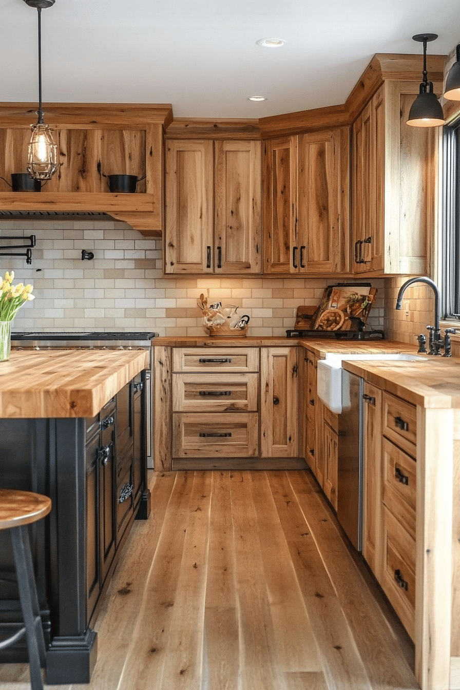 hickory kitchen cabinets