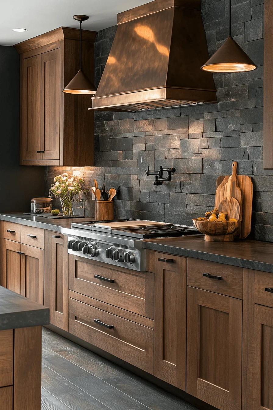 brown kitchen ideas