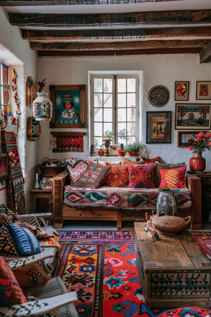 Folk Art Boho Corner