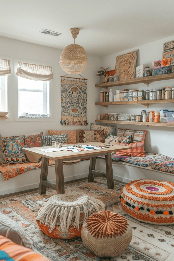 Boho Creative Workspace