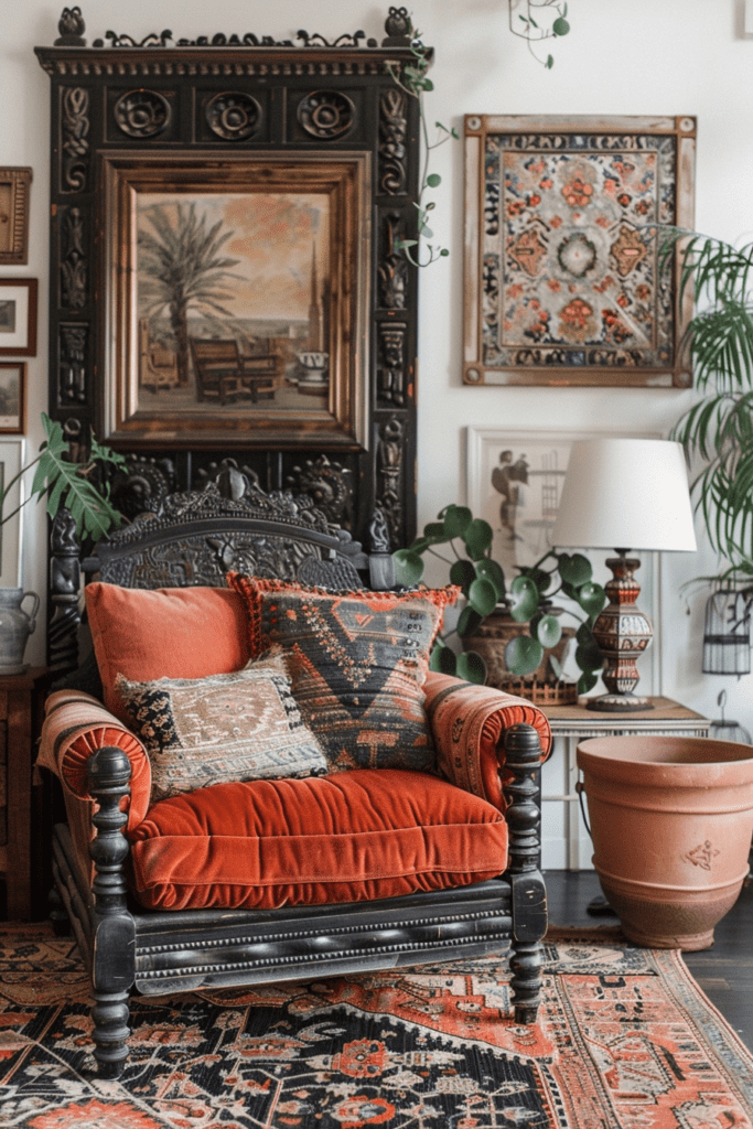 Artfully Curated Boho Space