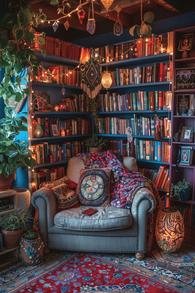 Mystical Boho Reading Corner