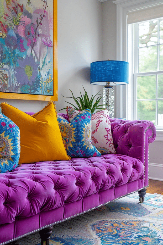 Playful Boho Entertainment Space