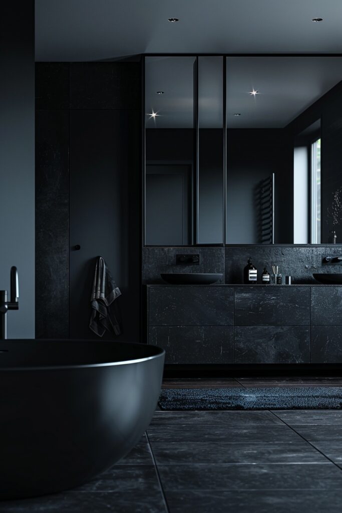 Reflective Black Surfaces