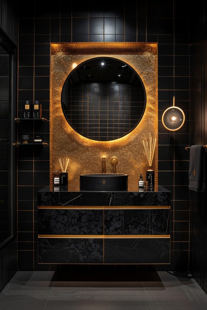 Gold and Black Opulence