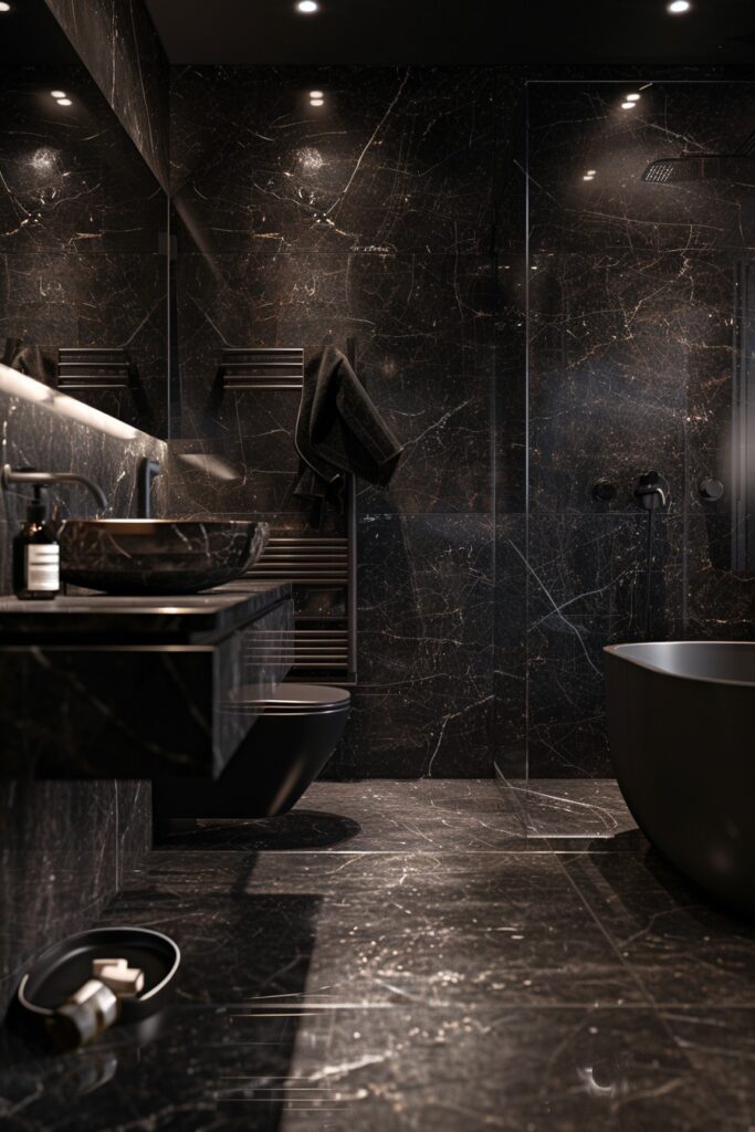 Luxurious Black Marble