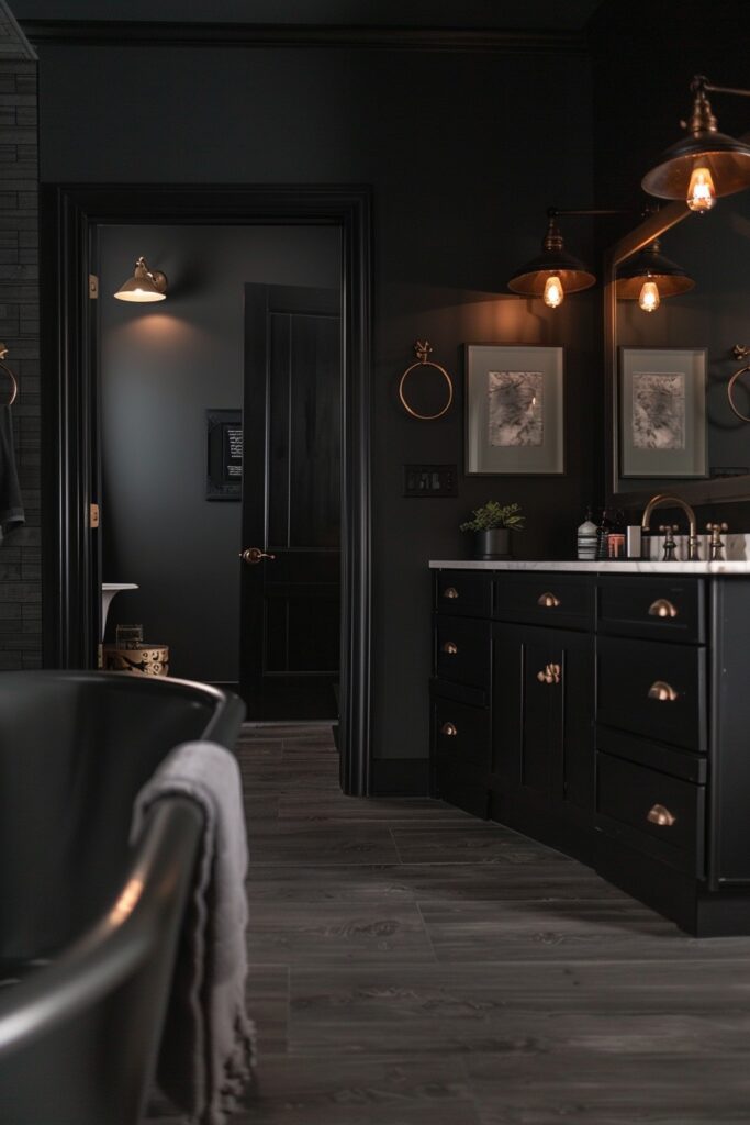 Bronze and Black Contrast