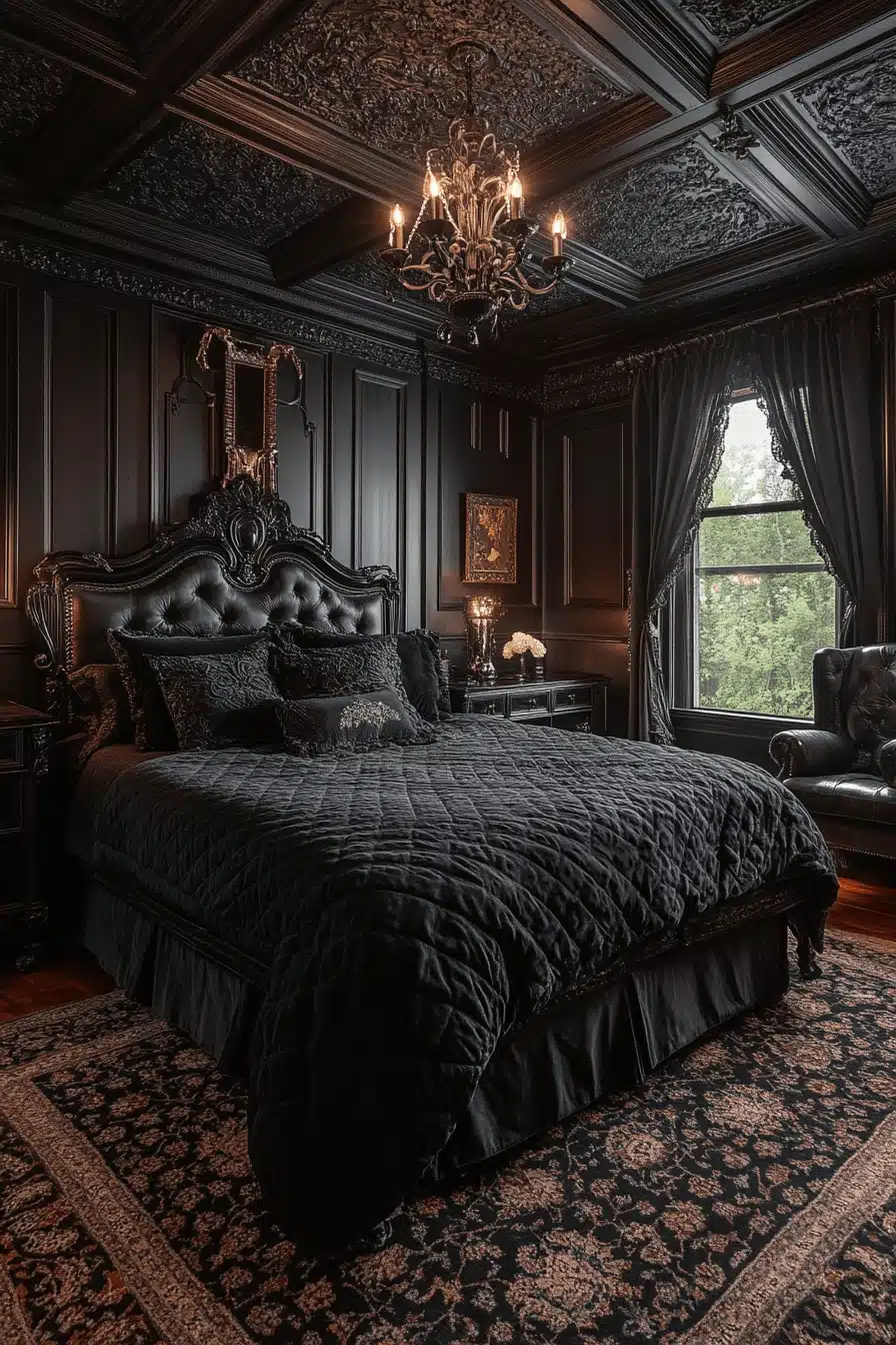 dark victorian bedroom