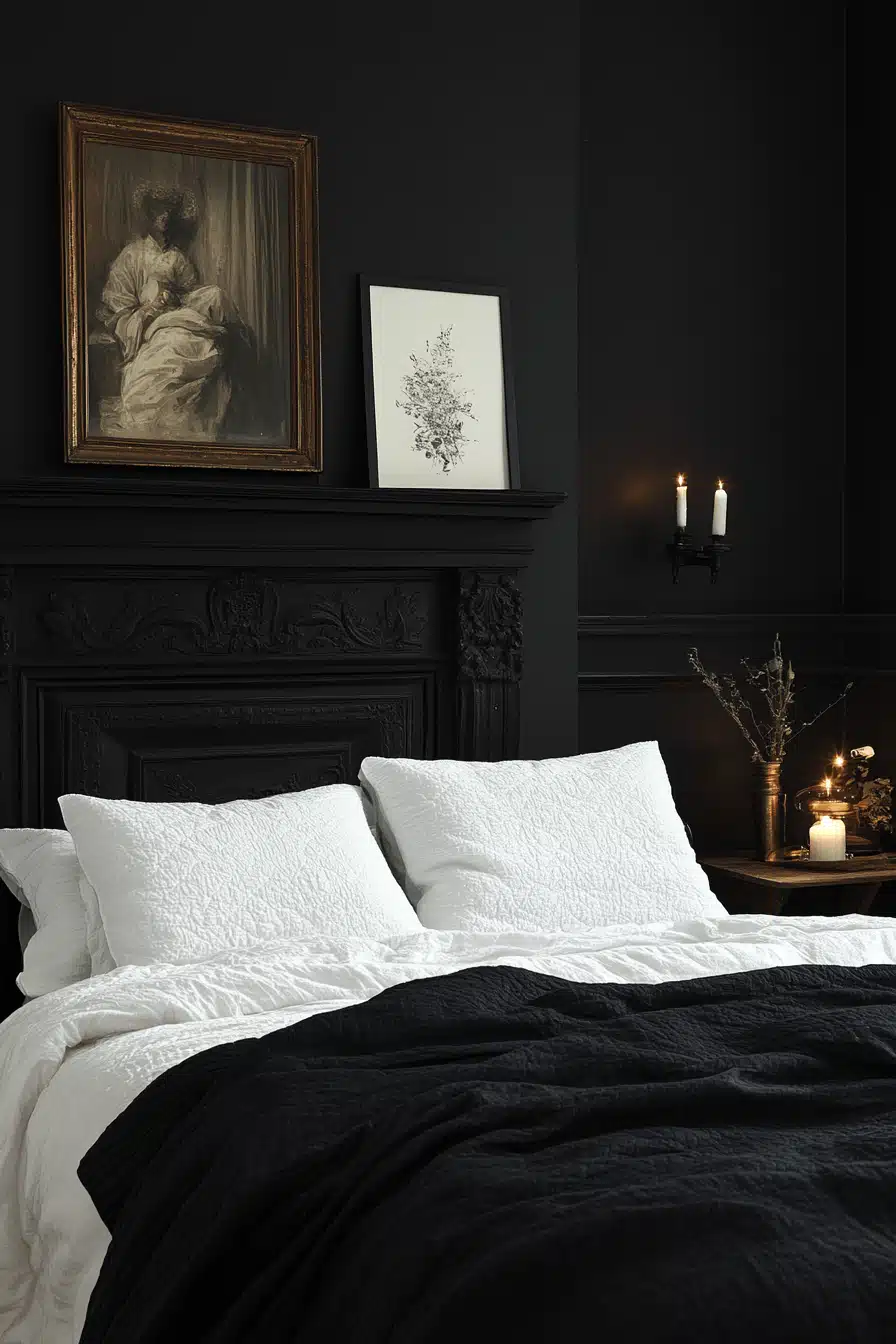 dark victorian bedroom
