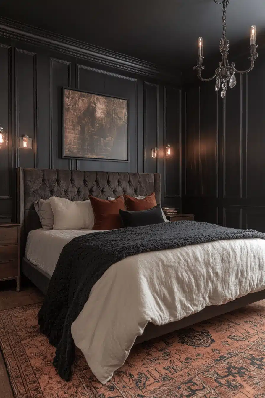 dark victorian bedroom