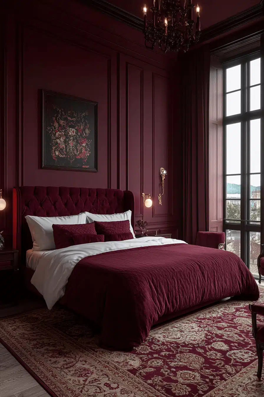 dark victorian bedroom