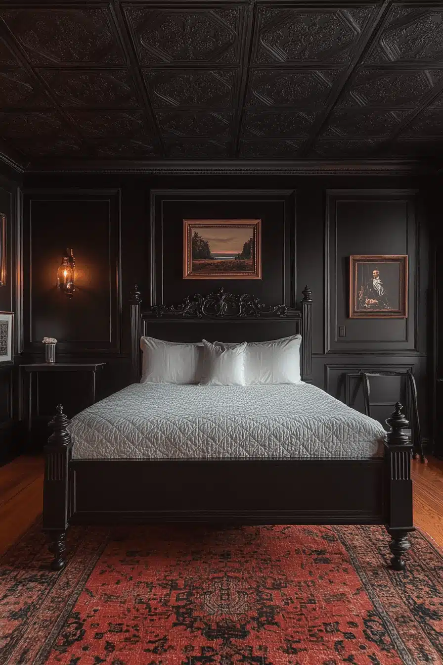 dark victorian bedroom