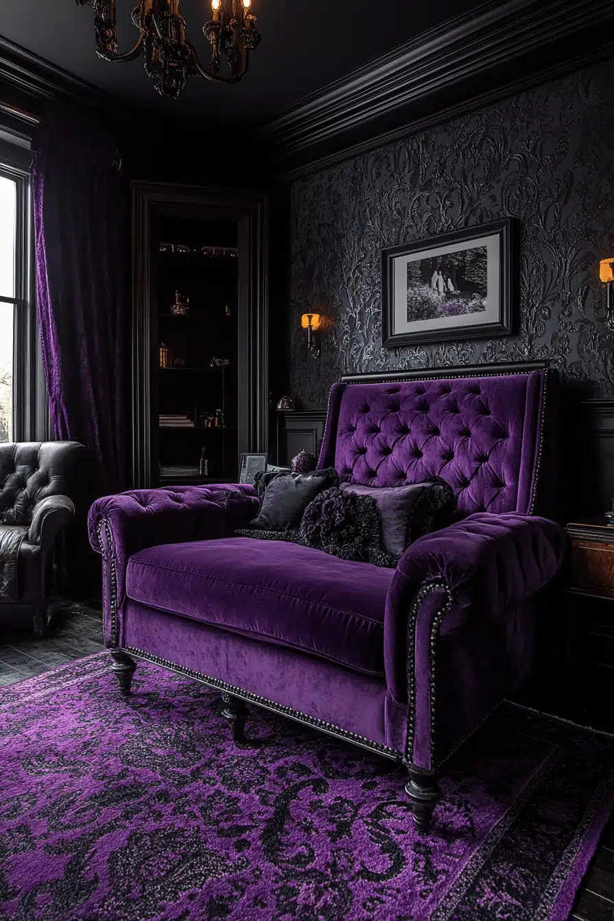 dark victorian bedroom