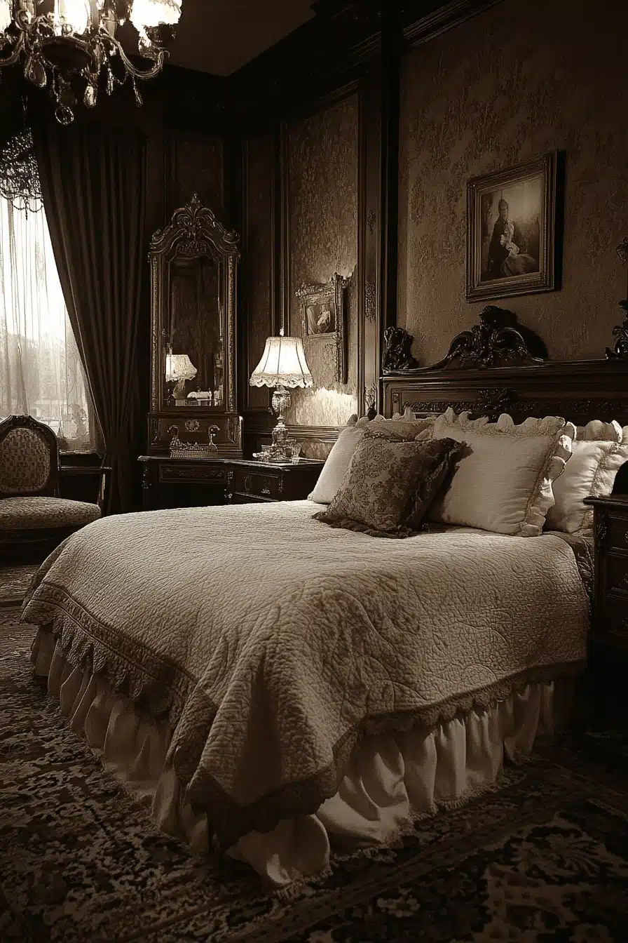 dark victorian bedroom