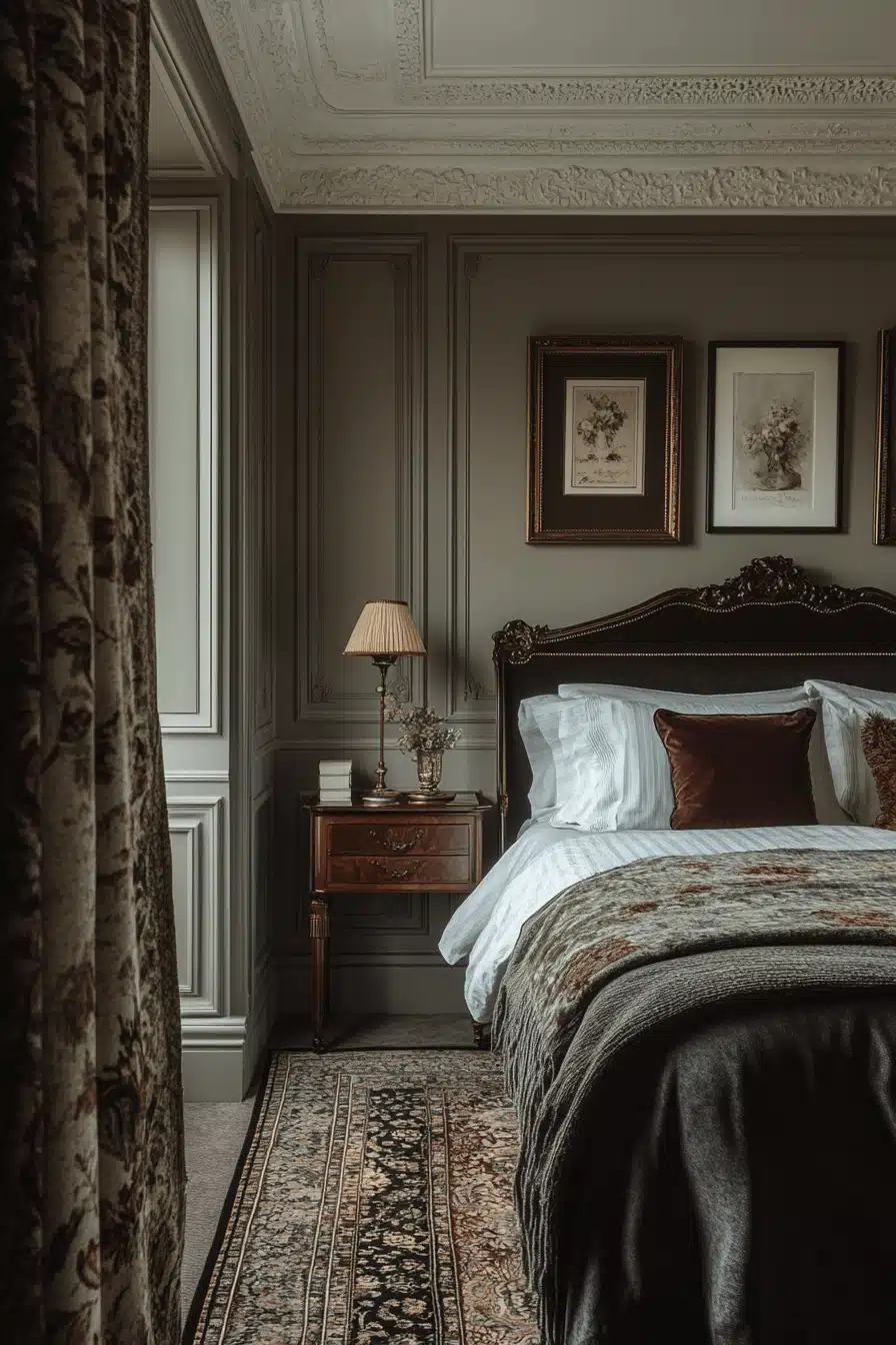 dark victorian bedroom