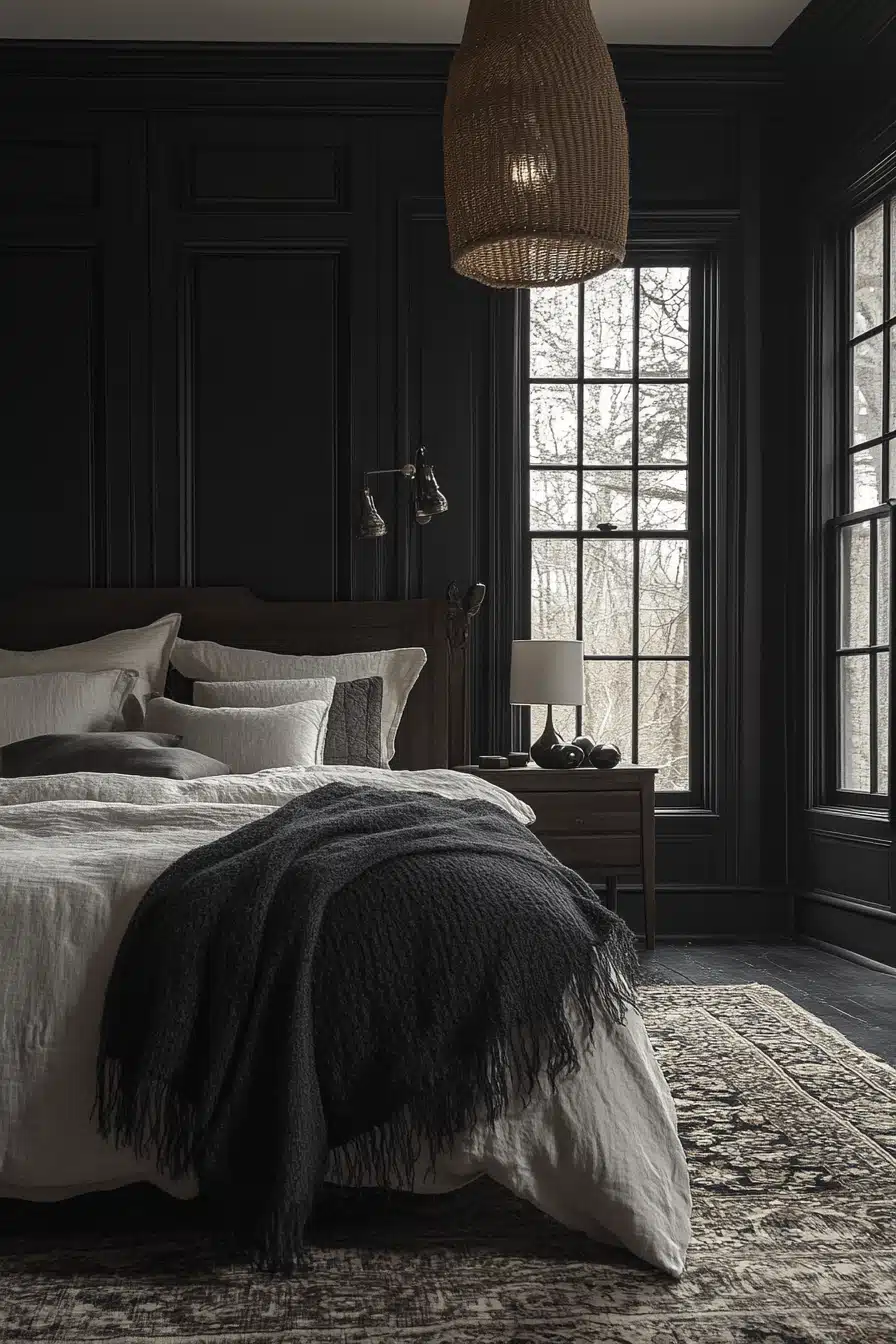 dark victorian bedroom