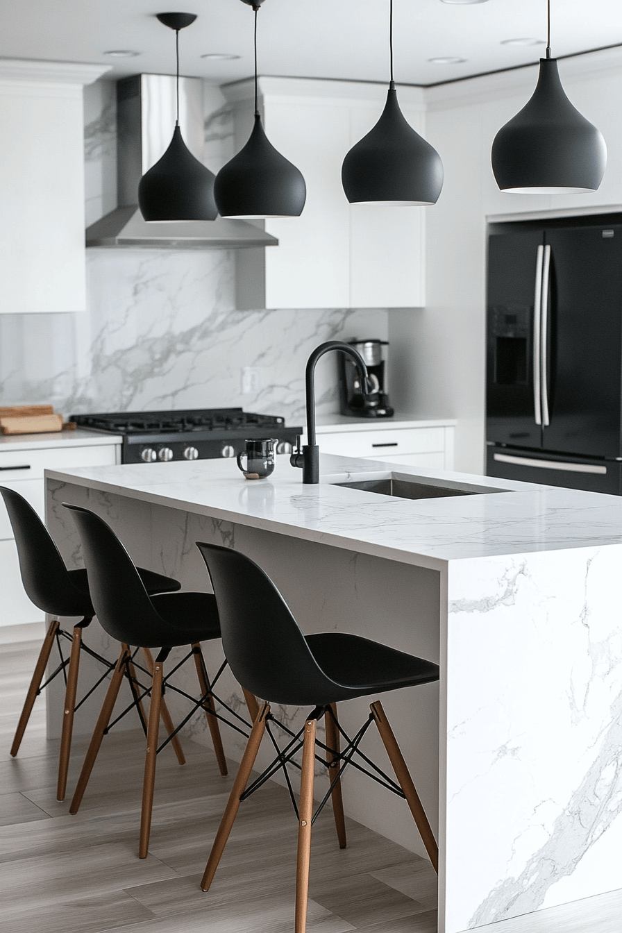 black and white kitchen ideas