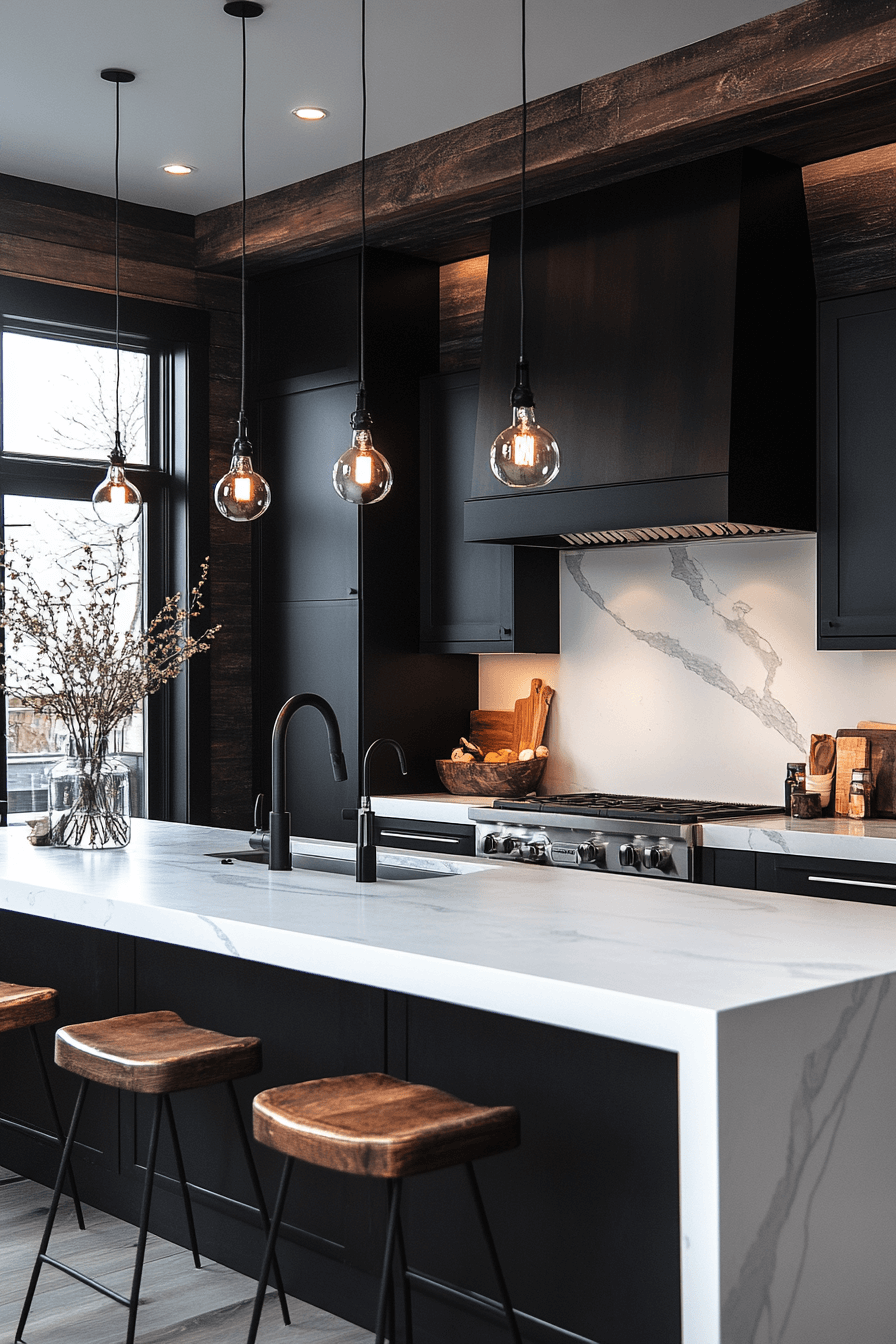 black and white kitchen ideas