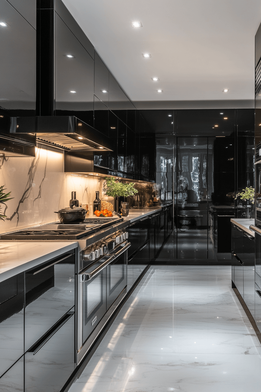 black and white kitchen ideas