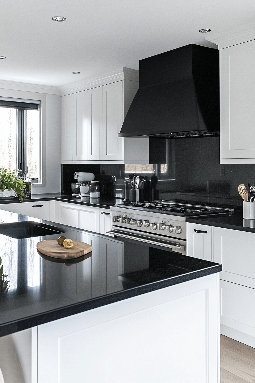 black and white kitchen ideas