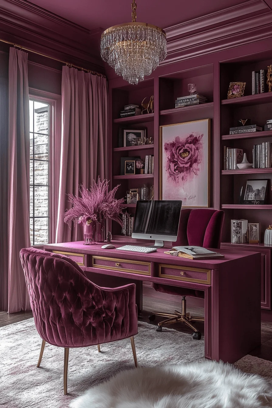 feminine office space