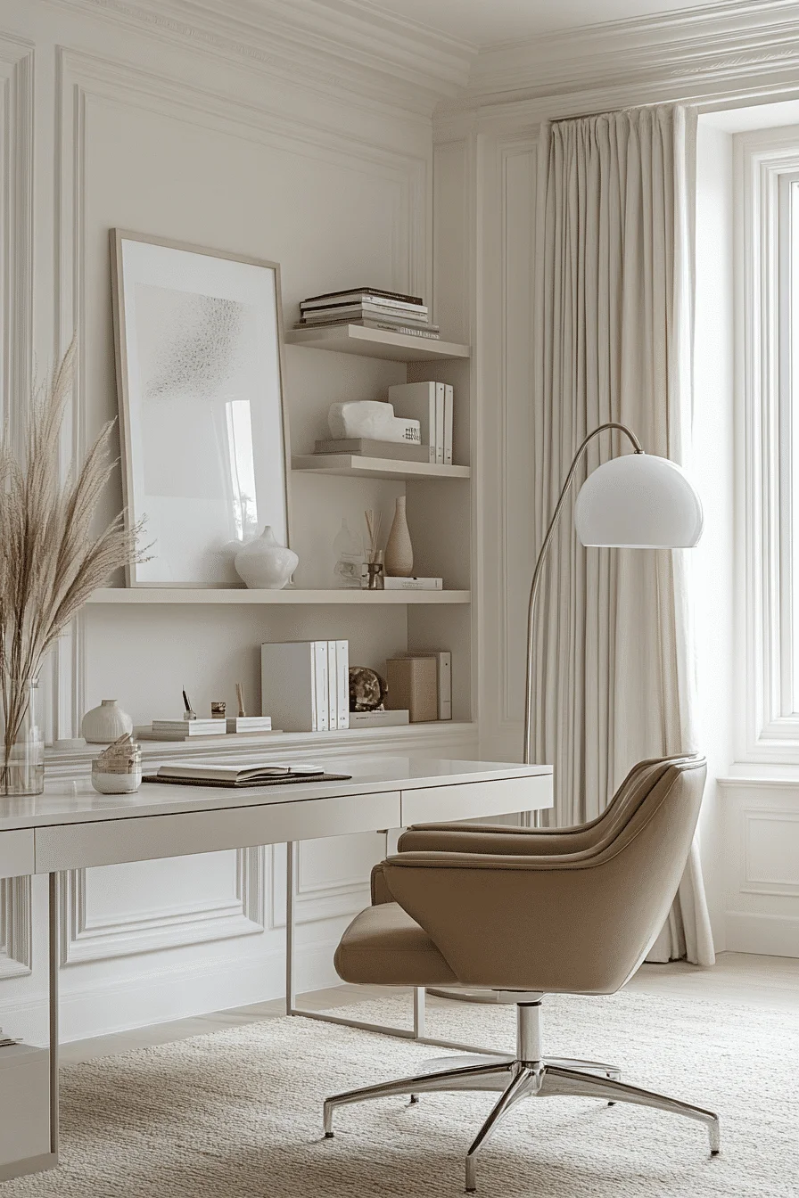 feminine office space