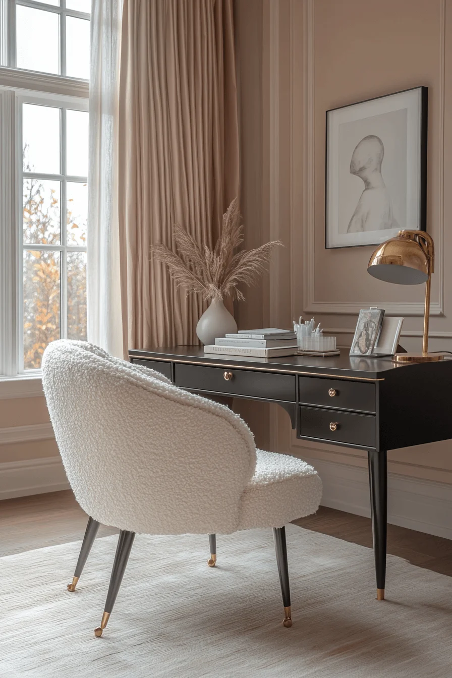 feminine office space