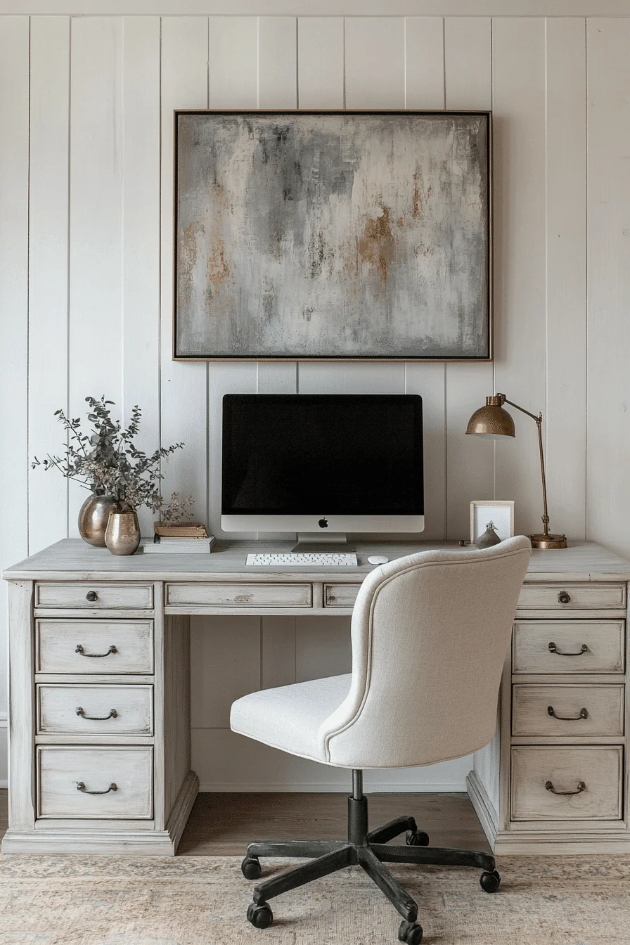 feminine office space
