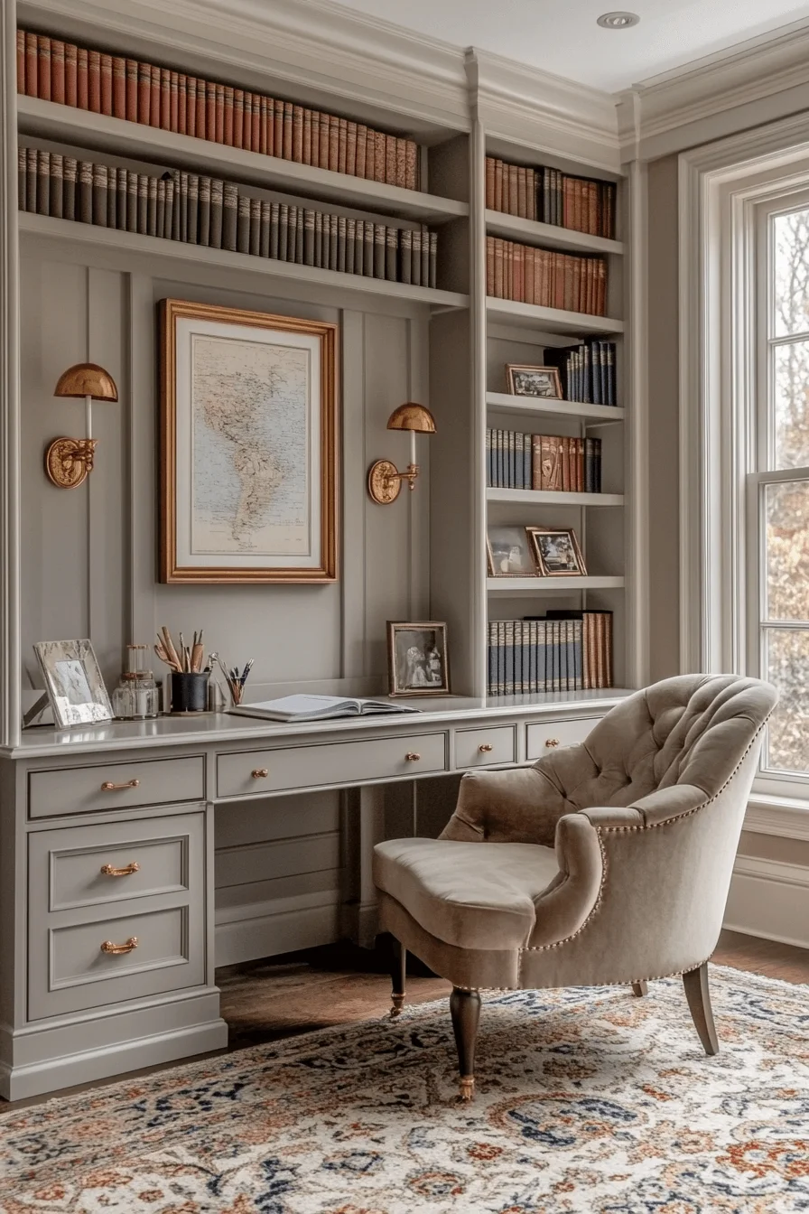 feminine office space