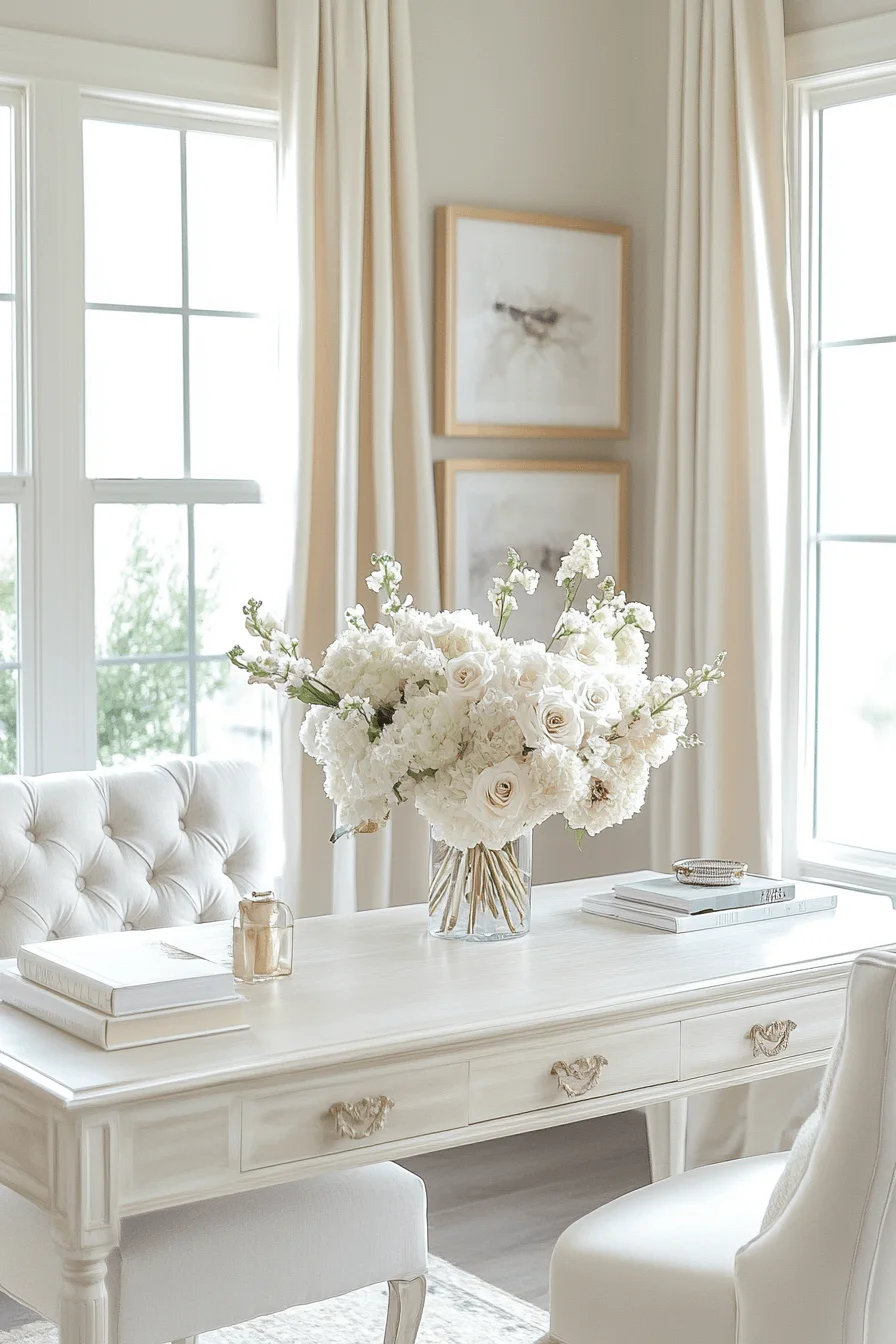 feminine office space