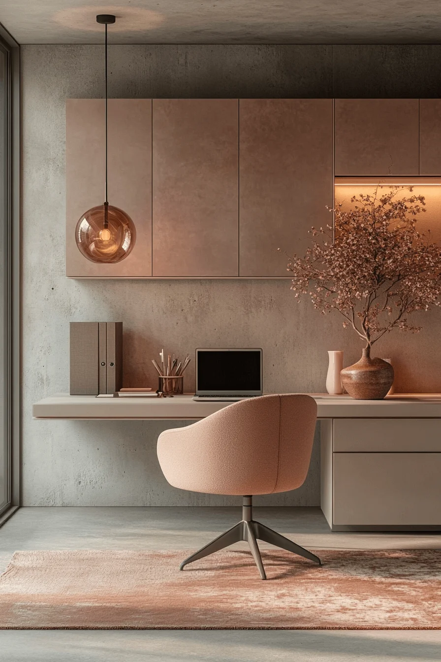 feminine office space