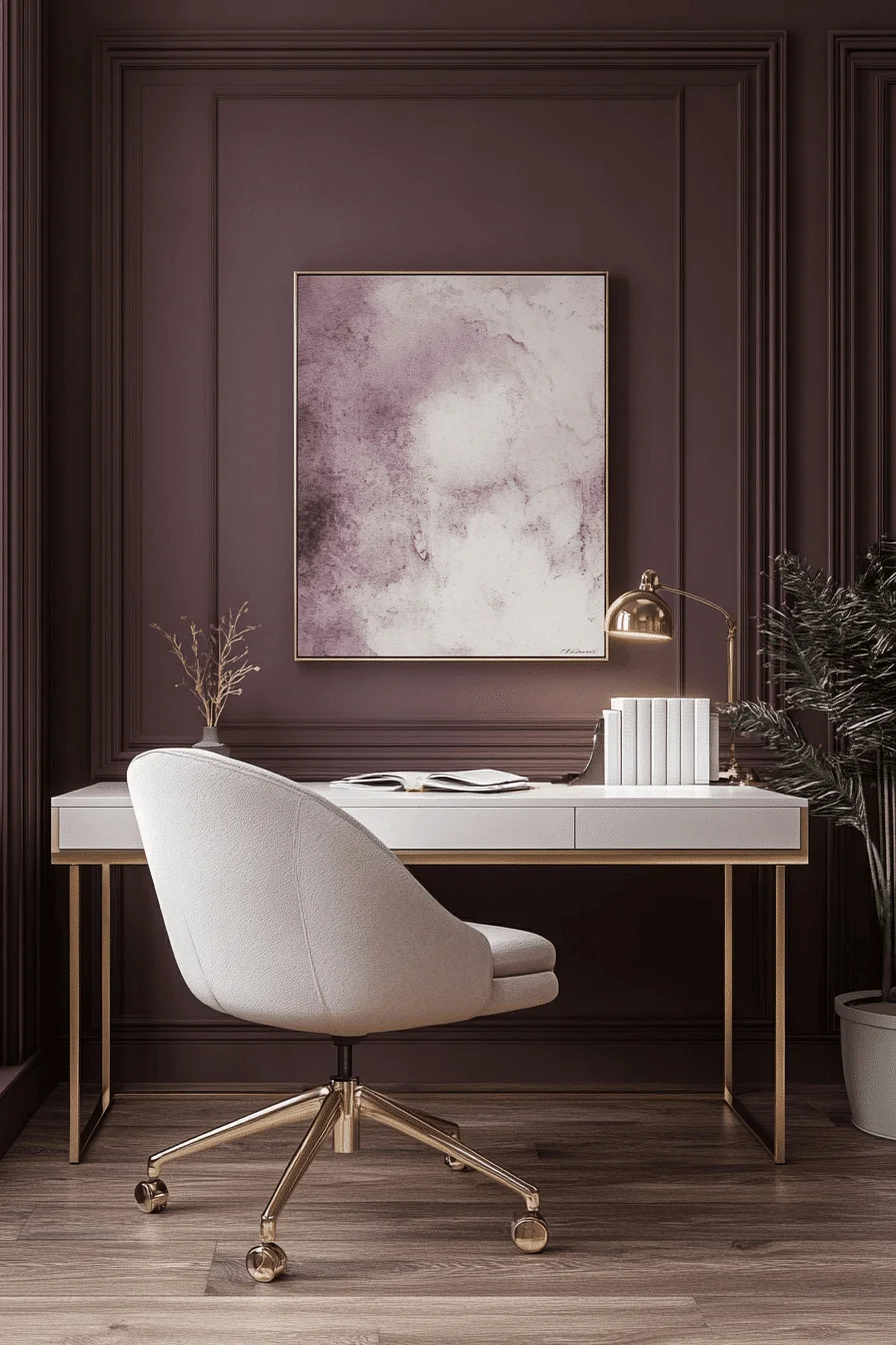 feminine office space