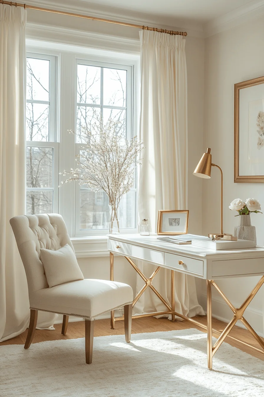 feminine office space