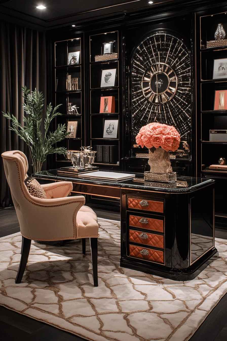 feminine office space